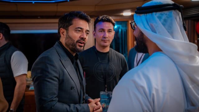 Senior technology leaders at an MG gathering in Dubai